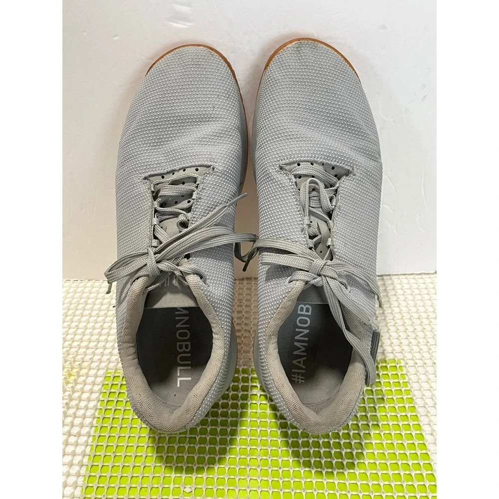 NOBULL Trainer  Gum Sole Men's 12 Women's13.5 Gray Cross Training Shoes Sneakers
